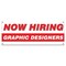 Signmission Now Hiring Graphic Designers Banner Apply Inside Accepting Application Single Sided B-30252 - alternate 1